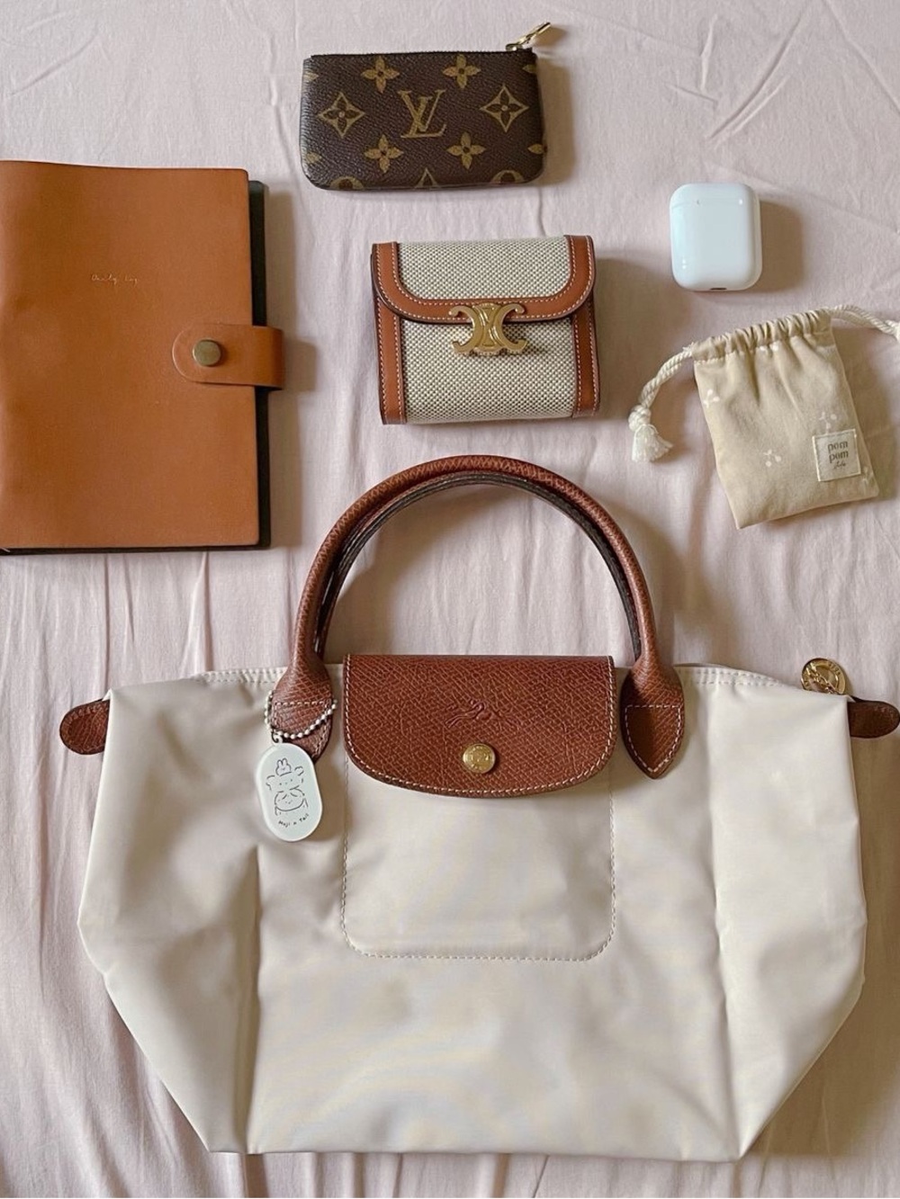 NWT Longchamp Le Pliage Small Top-Handle Tote